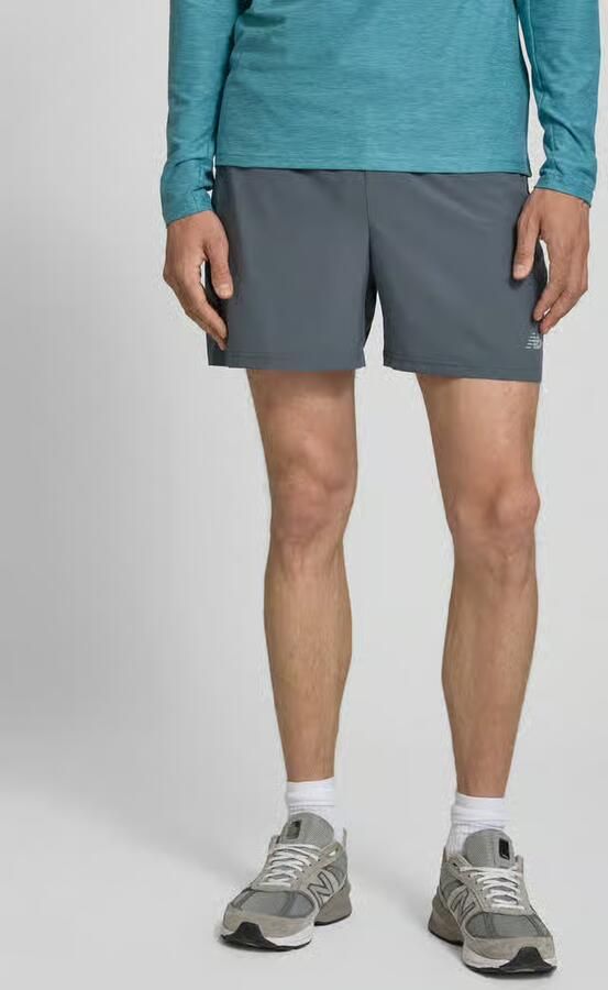 New Balance Short met elastische band en logo - Foto 3