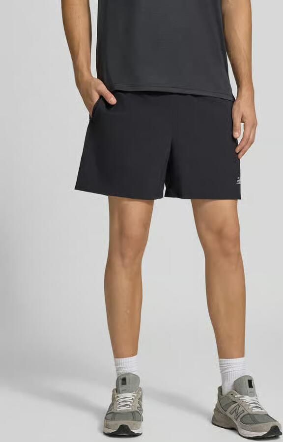 New Balance Short met elastische band met logo - Foto 3