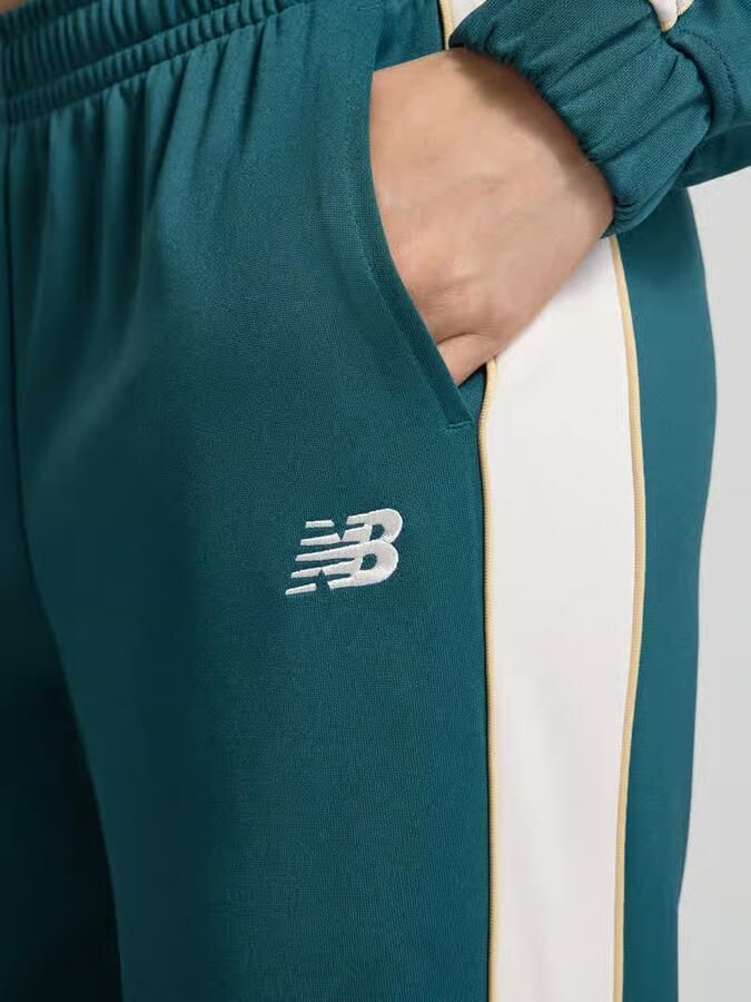 New Balance Sweatpants met elastische band en Labelstitching