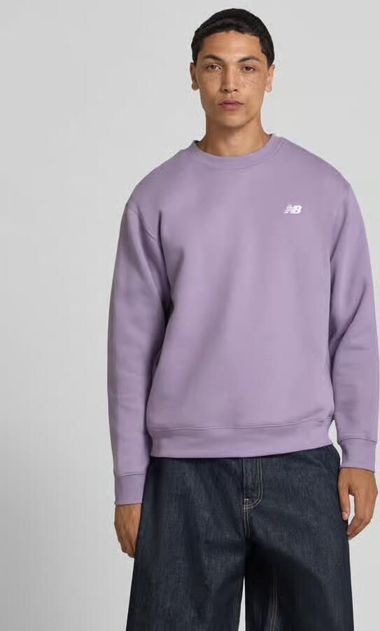 New Balance Sweatshirt met ronde hals en label-stitching - Foto 3