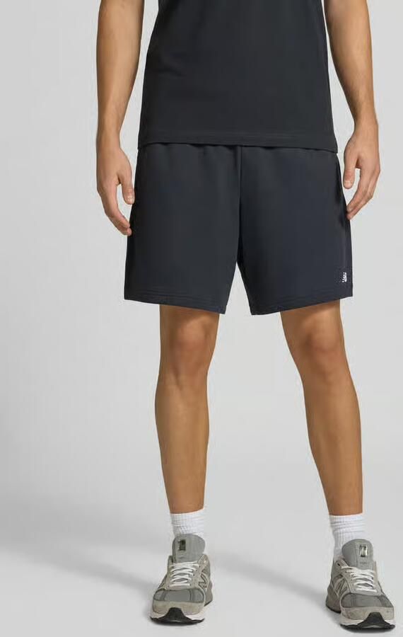 New Balance Katoenen shorts van hoge kwaliteit Moderne pasvorm Black Heren - Foto 2
