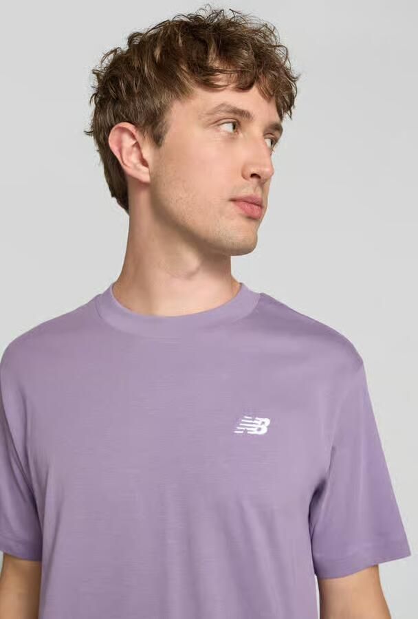 New Balance T-shirt met logo en ronde hals
