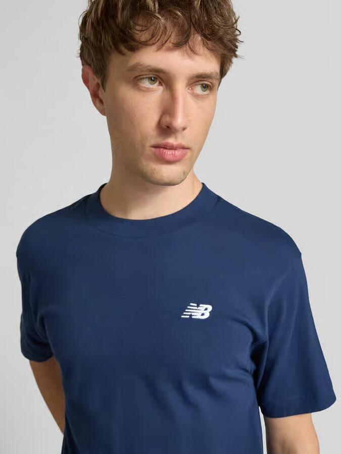 New Balance T-shirt met logo en ronde hals