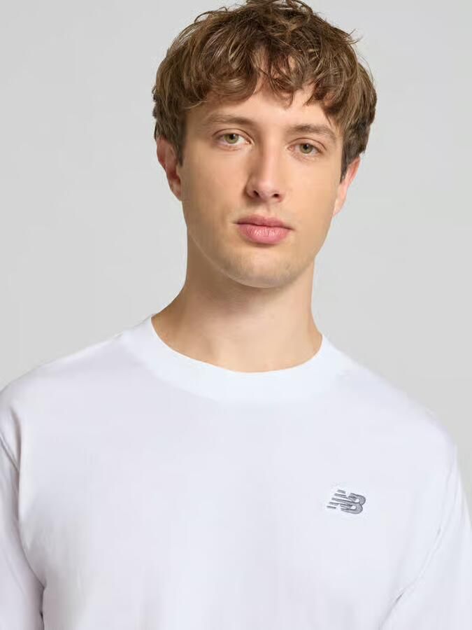 New Balance T-shirt met logo en ronde hals