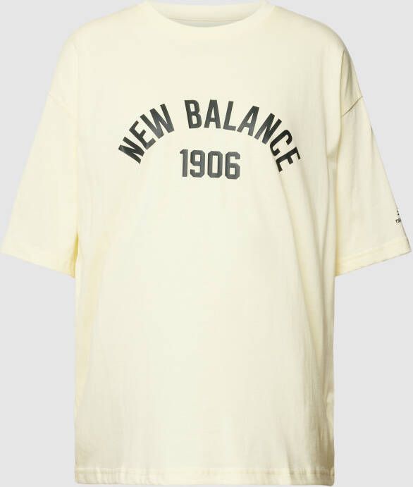 New Balance Oversized T-shirt met labelprint