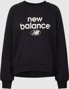 New Balance Sweatshirt met labelprint model 'Essentials Graphic'