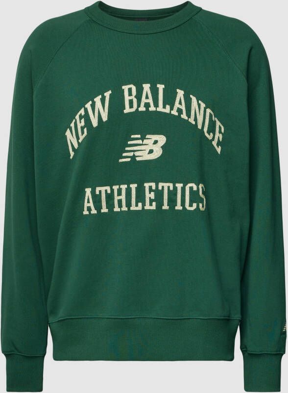 New Balance Sweatshirt met labelstitching