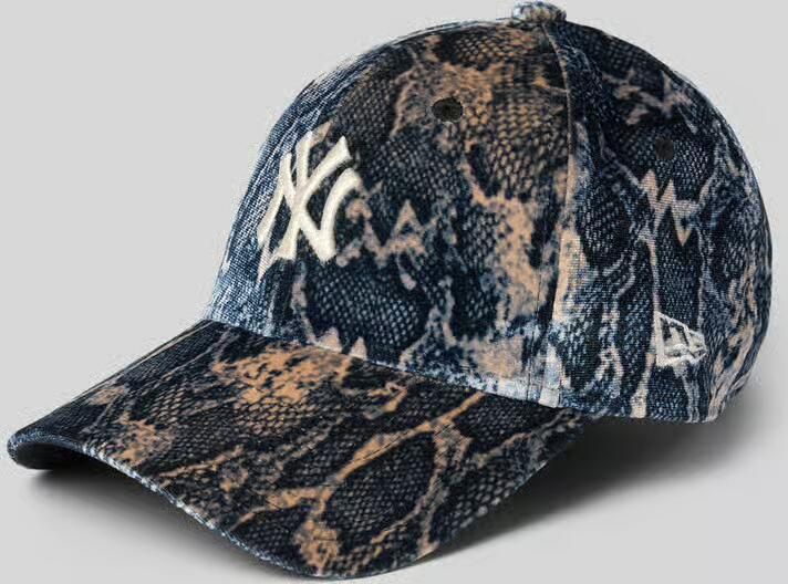 New era Cap van elastische materiaalmix met motiefstitching