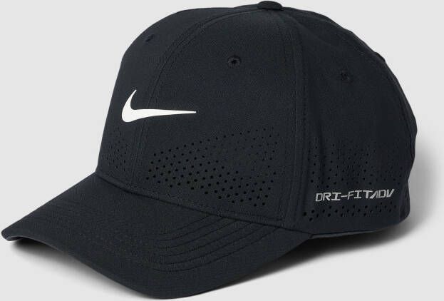 Nike Dri-FIT ADV Rise gestructureerde SwooshFlex pet Zwart