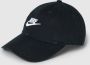 Nike Club ongestructureerde Futura Wash pet Zwart - Thumbnail 1