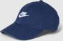 Nike Gebogen Klep Clubpet Middernachtblauw Wit Blue Unisex - Thumbnail 1
