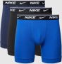 Nike 3 Pack Boxershorts Heren Blue- Heren Blue - Thumbnail 2