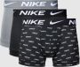 Nike Trunk (3 Pack) Boxershorts Kleding LOGO PRINT COOL GREY BLACK maat: XS beschikbare maaten:XS S M L XL - Thumbnail 1