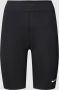 Nike Sportswear Essential bikeshorts met halfhoge taille voor dames (26 cm) Zwart - Thumbnail 2