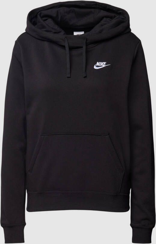Nike Sportswear Club Fleece Dameshoodie met trechterhals Zwart