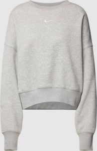 Nike Sportswear Phoenix Fleece Extra oversized sweatshirt met ronde hals voor dames Grijs