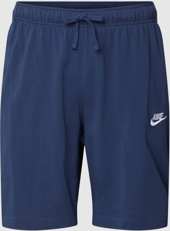 Nike Lichtgewicht Bermuda Shorts met Trekkoord in de Taille Blue Heren