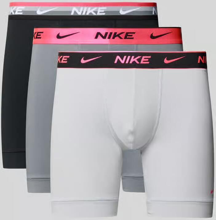 Nike Boxershort met elastische band met logo in een set van 3 stuks