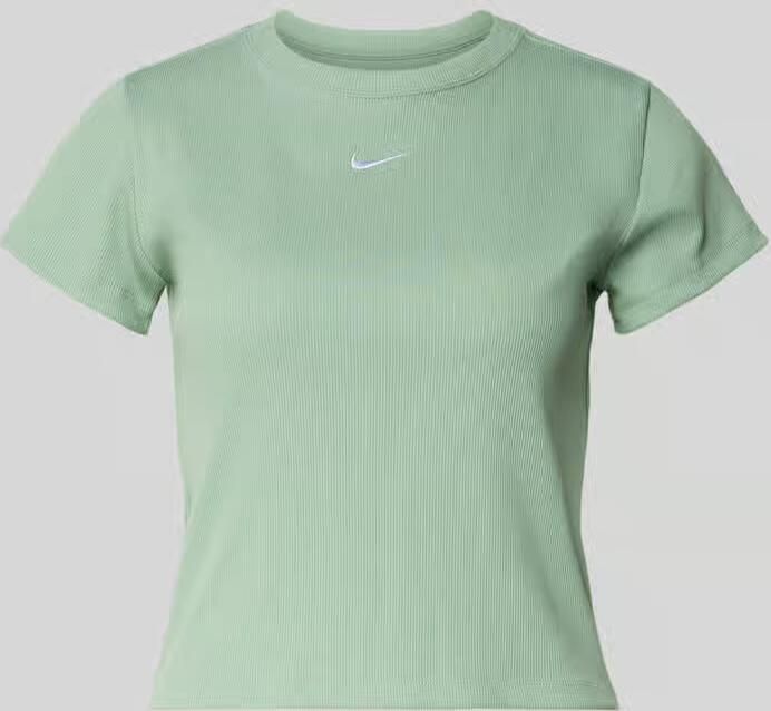 Nike Kort T-shirt in riblook met logo - Foto 2