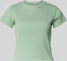 Nike Kort T-shirt in riblook met logo