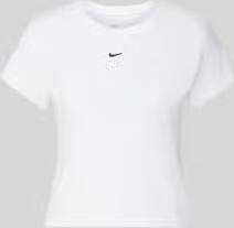 Nike Kort T-shirt in riblook met logo