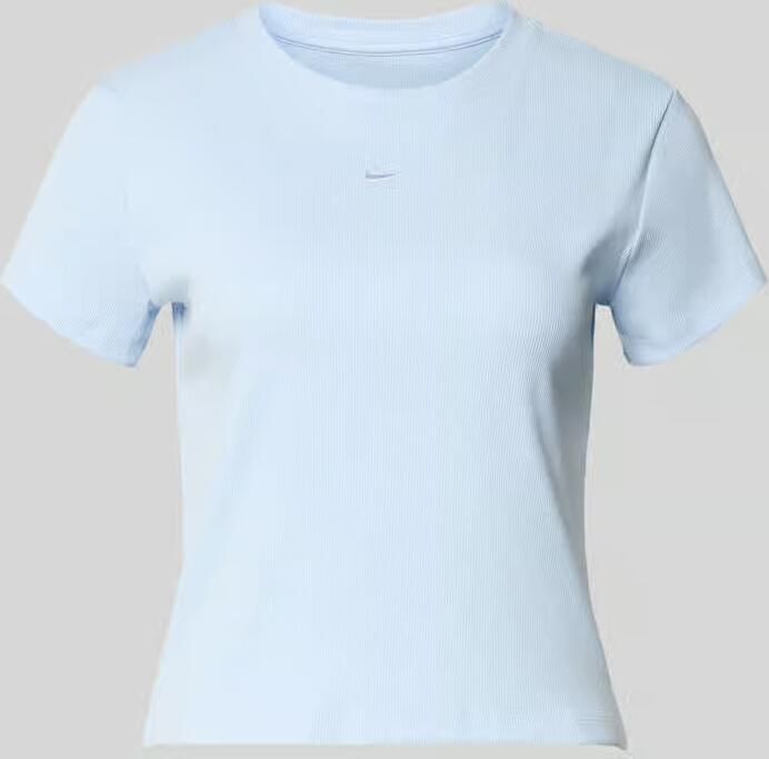Nike Kort T-shirt in riblook met logo - Foto 2