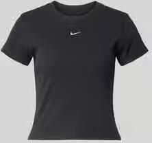 Nike Kort T-shirt in riblook met logo