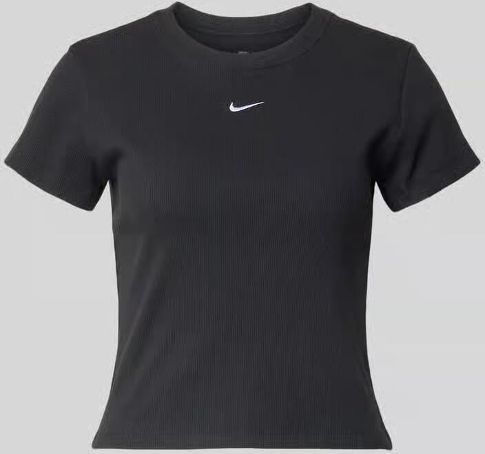 Nike Kort T-shirt in riblook met logo - Foto 2