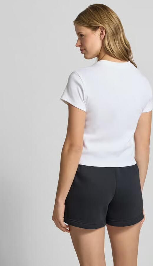 Nike Kort T-shirt in riblook met logo - Foto 3
