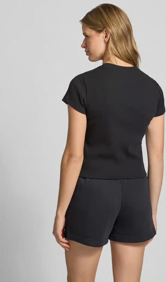 Nike Kort T-shirt in riblook met logo - Foto 3