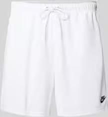 Nike Loose fit sportshorts met tunnelkoord model 'Club Mesh'