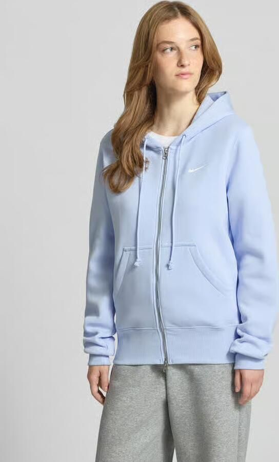 Nike regular fit sweatjack met logostitching model 'Phoenix' - Foto 4