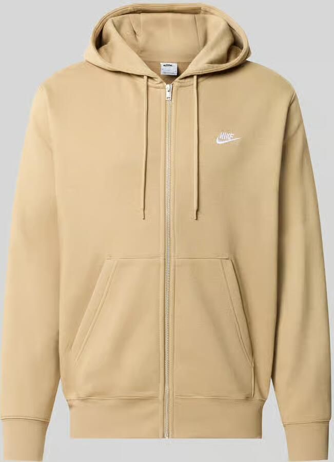 Nike regular fit sweatjack van katoenmix