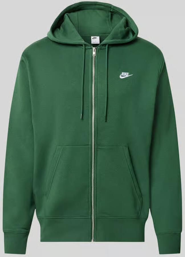 Nike regular fit sweatjack van katoenmix