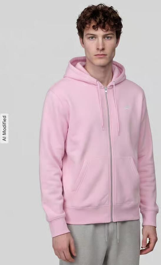 Nike regular fit sweatjack van katoenmix - Foto 3