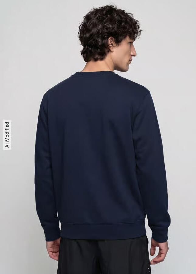 Nike relaxed fit sweatshirt van katoenmix - Foto 3