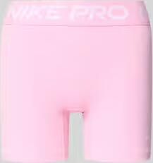Nike skinny fit sportshorts met elastische band met label
