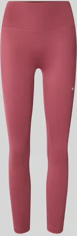Nike Slim fit legging met logoprint en hoge band model 'One'