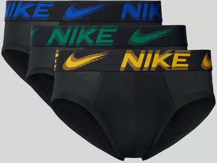 Nike slim fit slips met gestikt logo in set van 3 - Foto 2