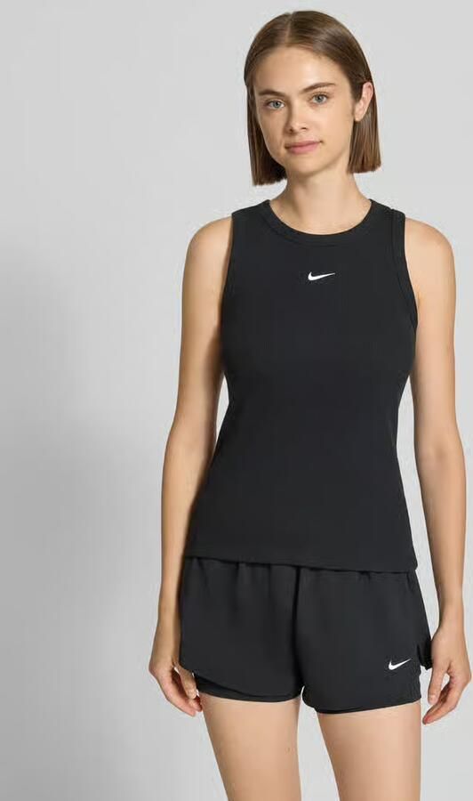 Nike Slim fit tanktop van katoenmix - Foto 2