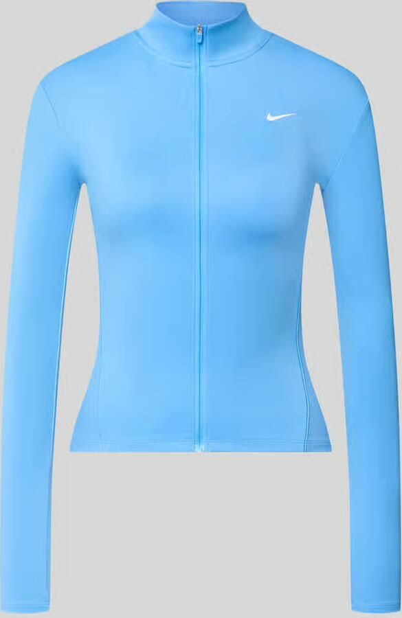 Nike Slim Fit trainingsjack met opstaande kraag model 'One Fitted'
