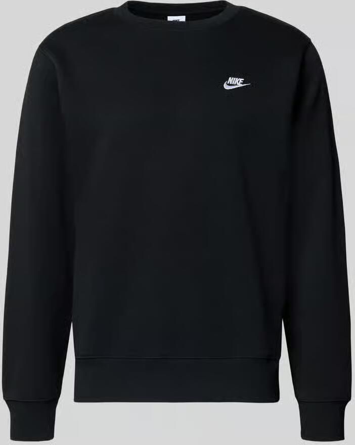 Nike sweatshirt met labelstitching en ronde hals - Foto 2
