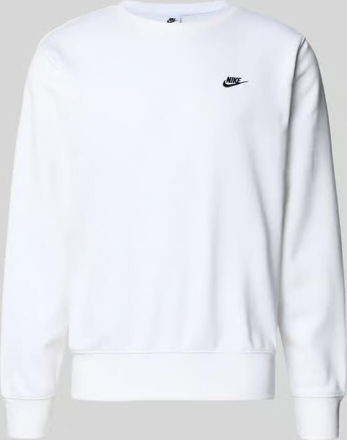 Nike sweatshirt met labelstitching en ronde hals - Foto 2