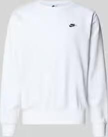 Nike sweatshirt met labelstitching en ronde hals