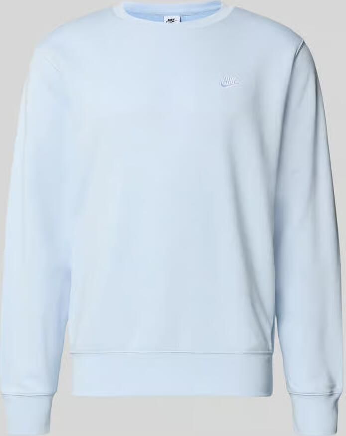 Nike sweatshirt met labelstitching en ronde hals - Foto 2