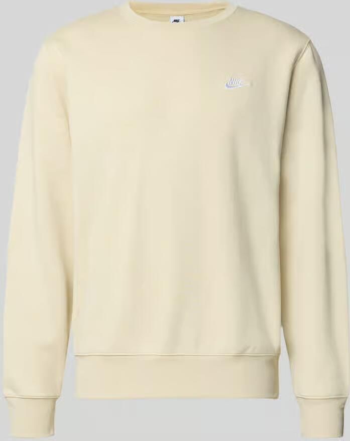 Nike sweatshirt met labelstitching en ronde hals - Foto 2