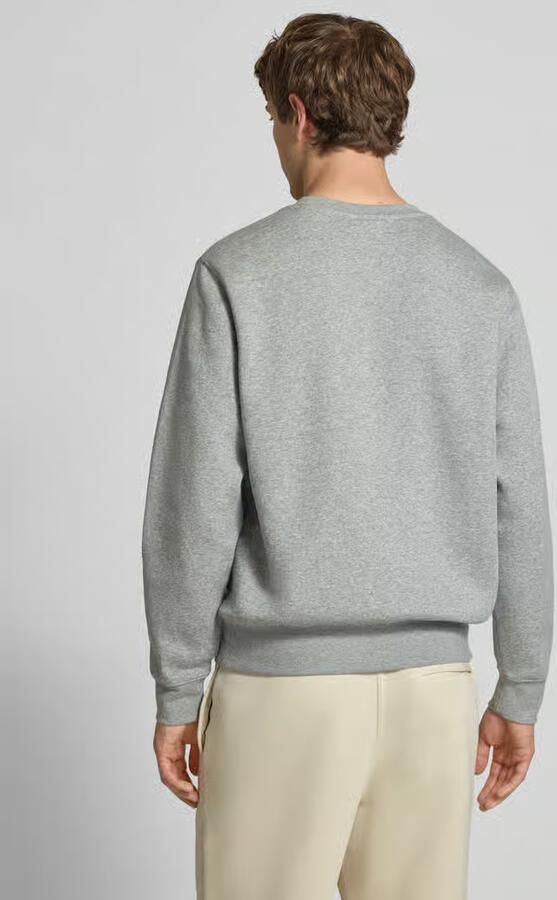 Nike sweatshirt met labelstitching en ronde hals