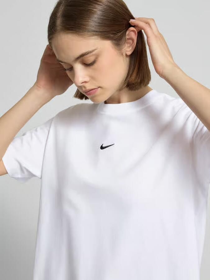 Nike T-shirt met logo en ronde hals