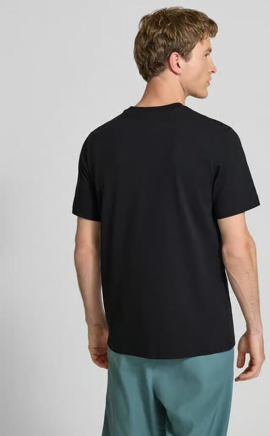 Nike Zwarte Oversized Swoosh T-Shirt Zwart Unisex - Foto 4