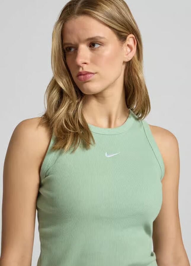 Nike Tanktop in riblook met logo